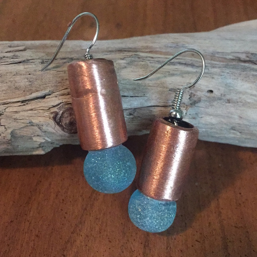 Handcrafted Copper Earrings